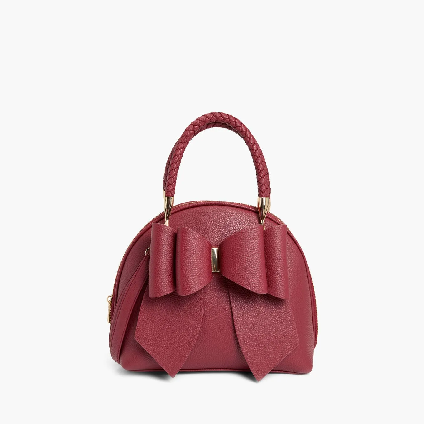 Berry Bea Braided Top Handle Satchel