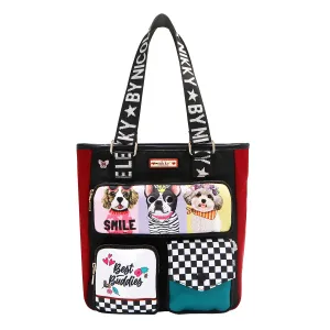 BEST BUDDIES MULTI-POCKET TOTE BAG