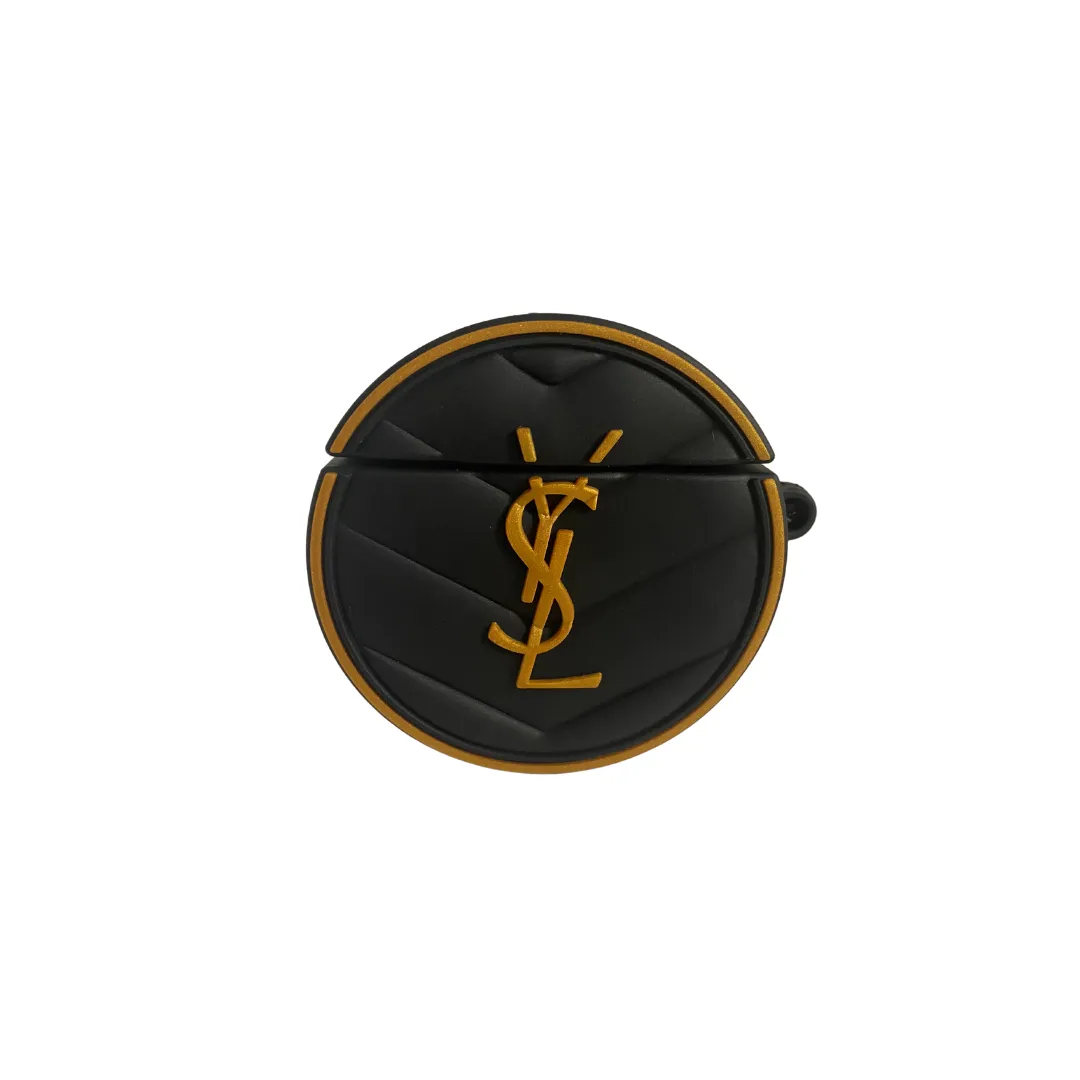 Black Designer Coin AirPods Case