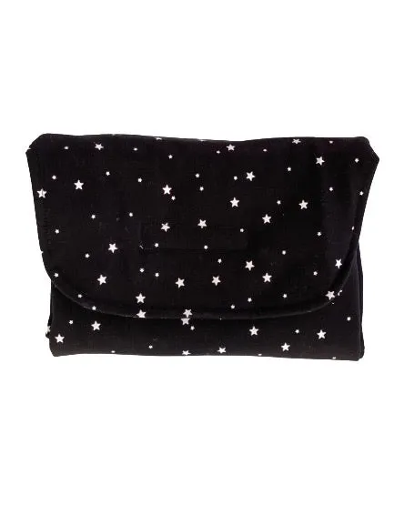 Black With White Stars Diaper Changer
