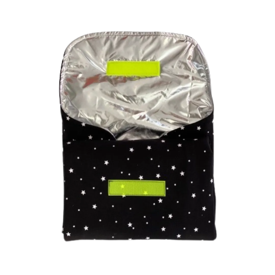 Black With White Stars Diaper Changer
