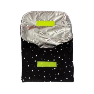 Black With White Stars Diaper Changer