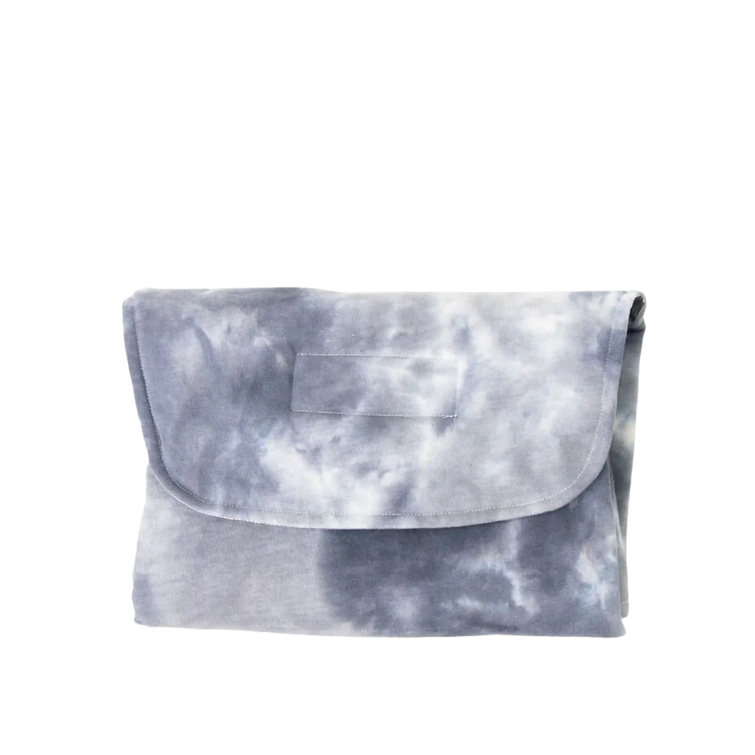 Blue Tie Dye Diaper Changer