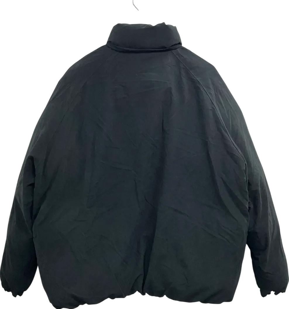 boohooMan Black Extreme Heavy Padded Hooded Puffer Coat UK XL