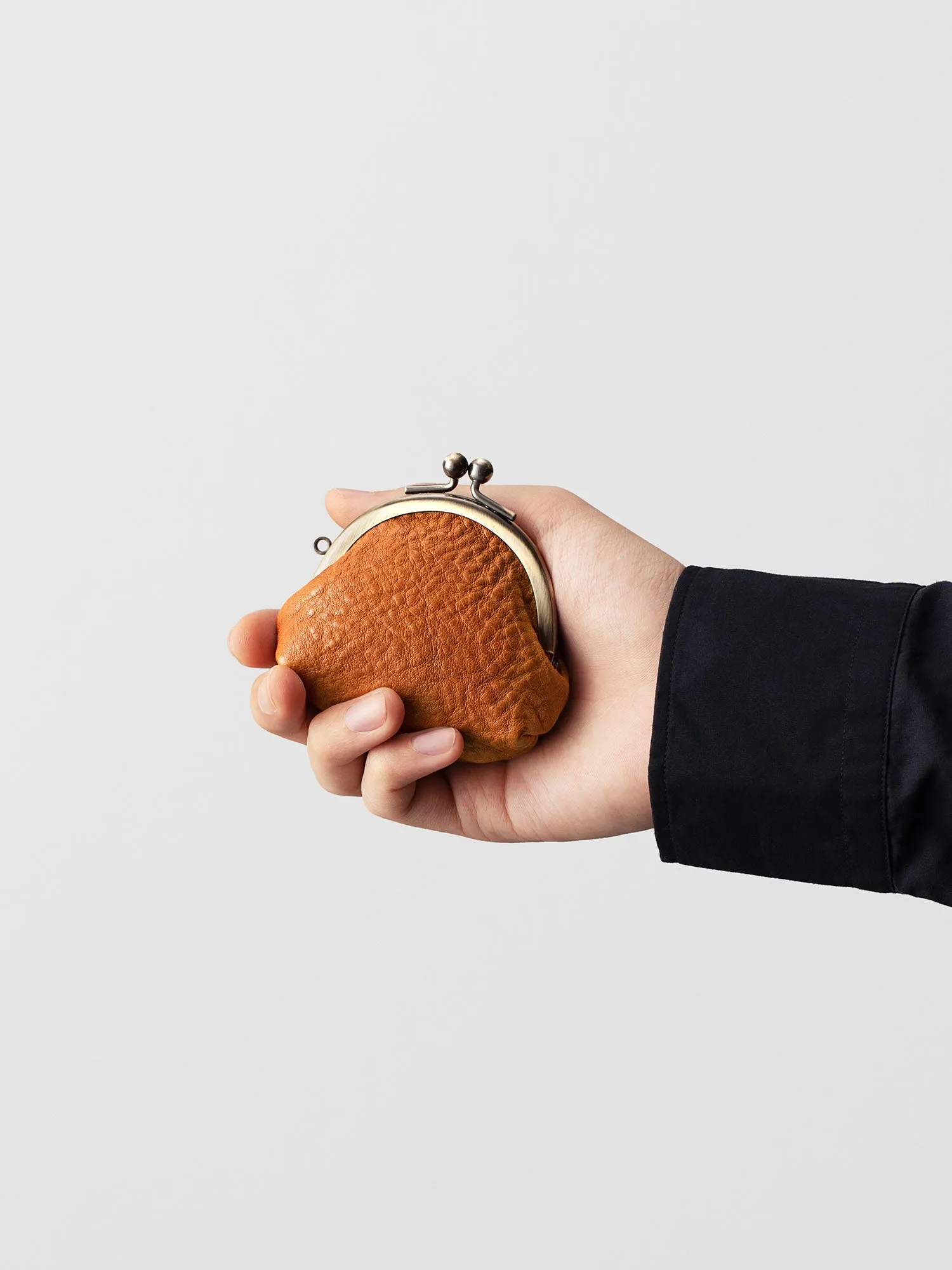 Brown Tone Nume Gamaguchi Coin Case