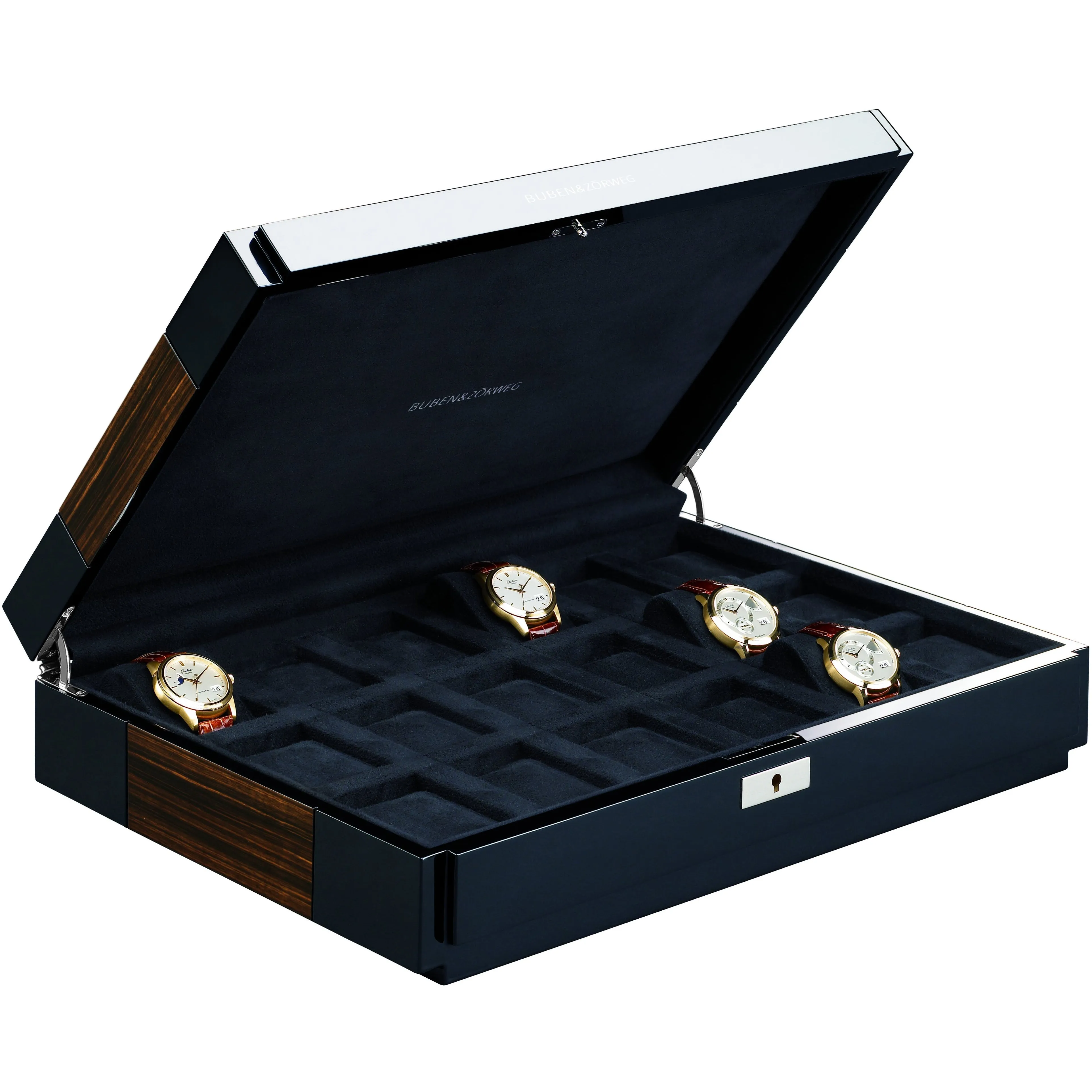 Buben & Zorweg Vantage 18 Watch Case In Macassar