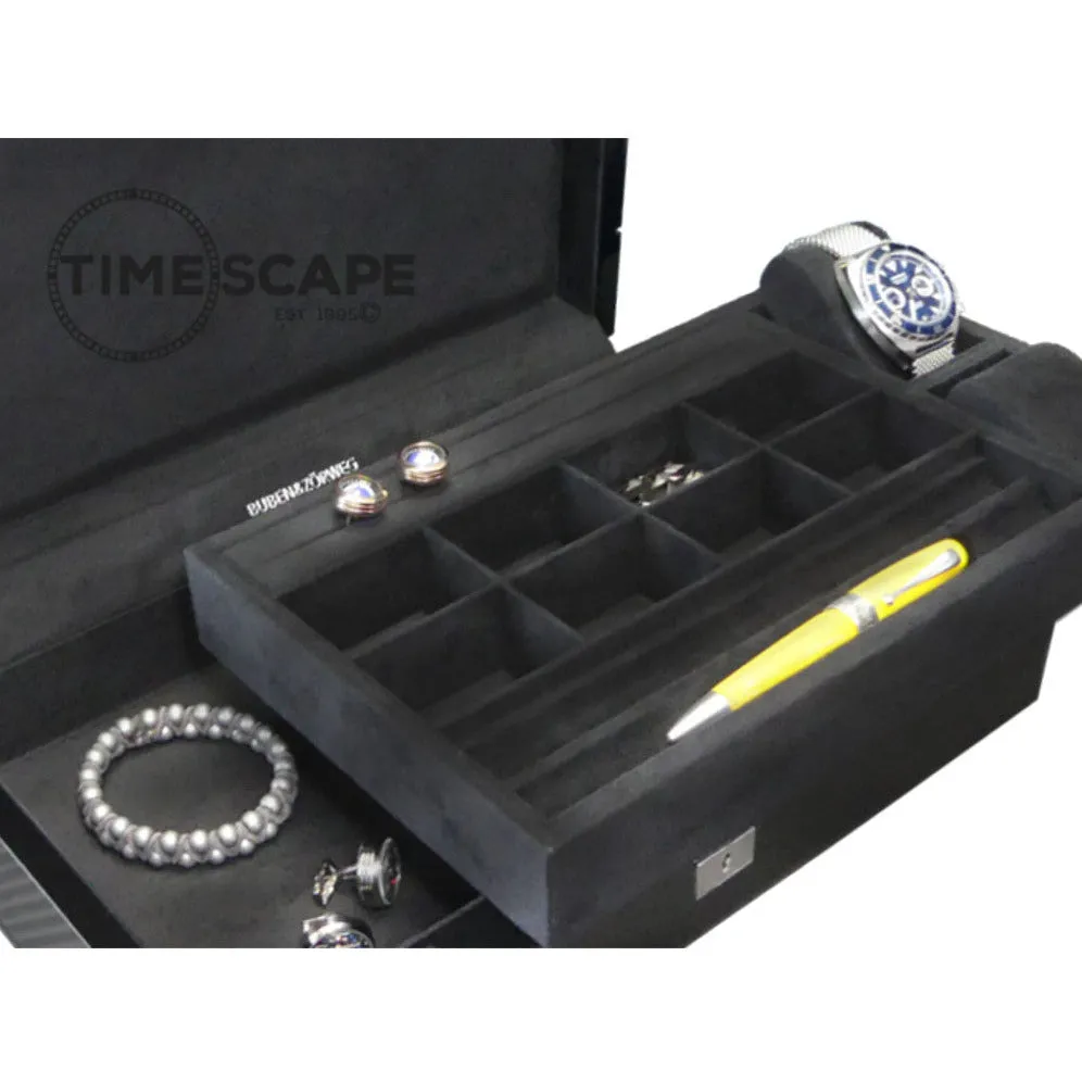 Buben & Zorweg Vantage Gentleman's Multi Storage Case in Macassar