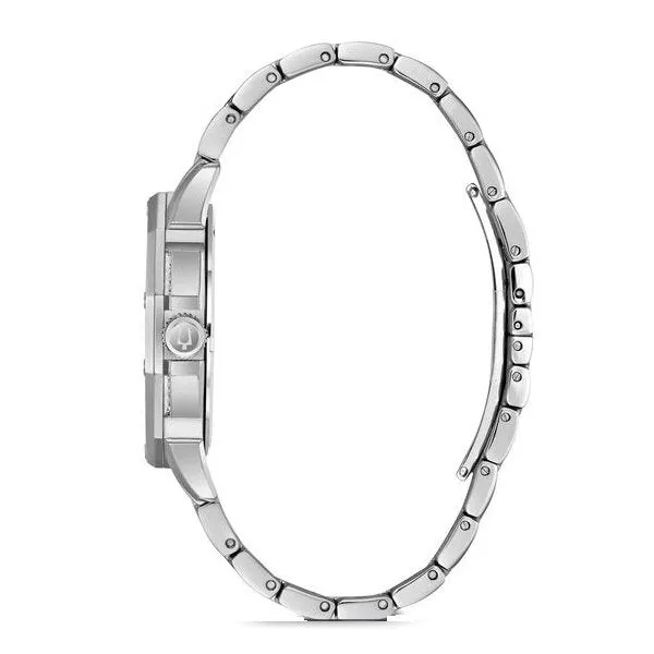 Bulova Octava Mens Chronograph Stainless Steel Crystal Watch