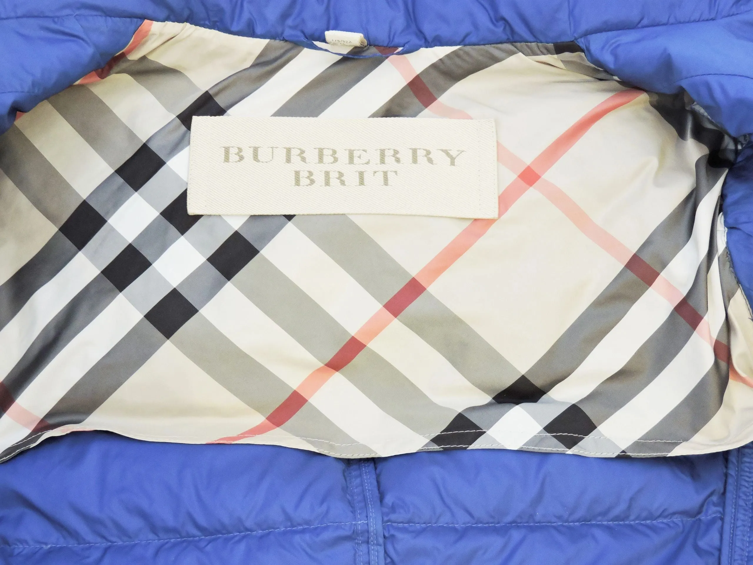 Burberry Brit Puffer Coat Size M