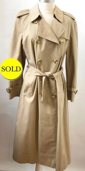 Burberry Prorsum Trench Coat Size 10 Long