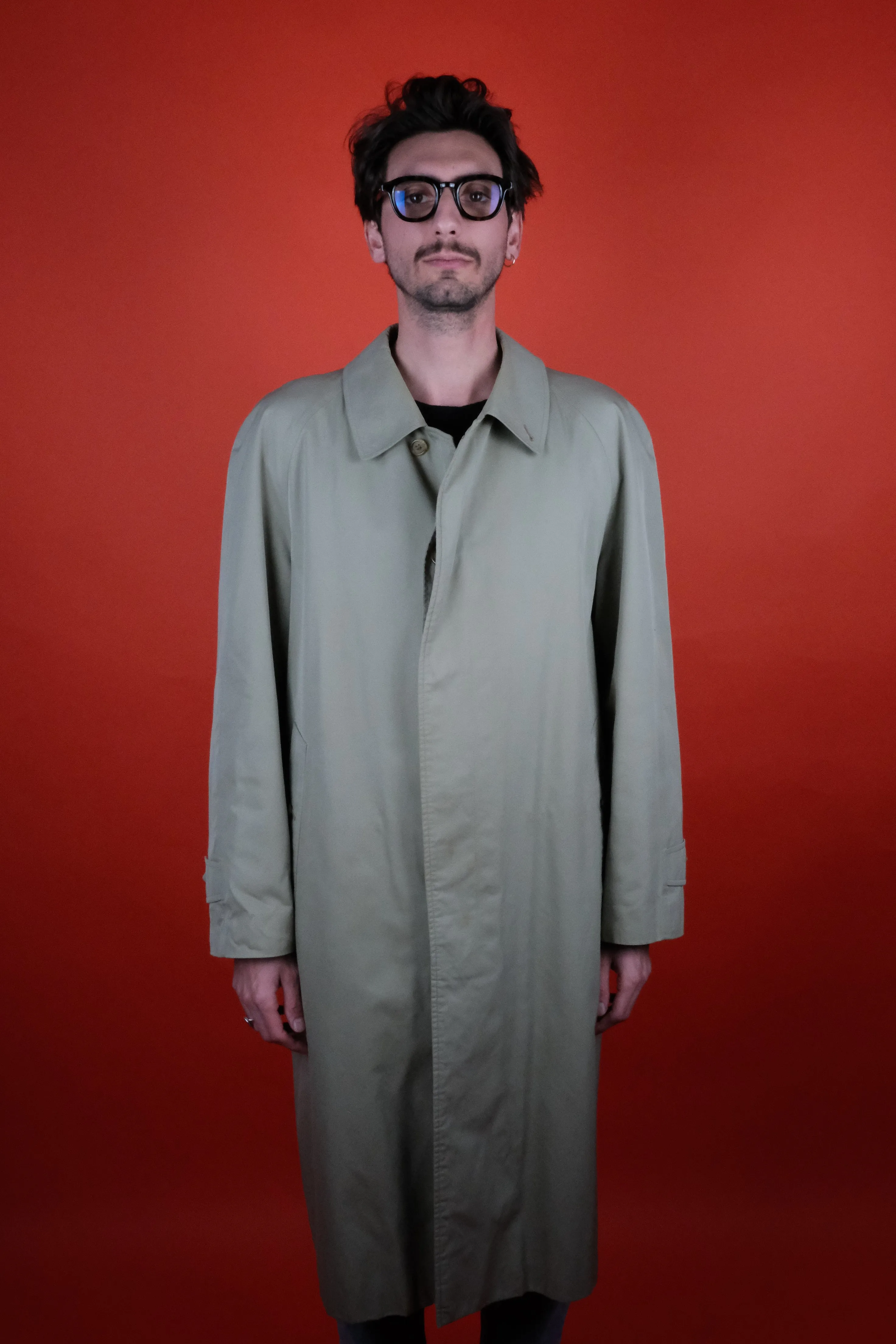 Burberrys' Beige Trench Coat 'L' Made in England 80's
