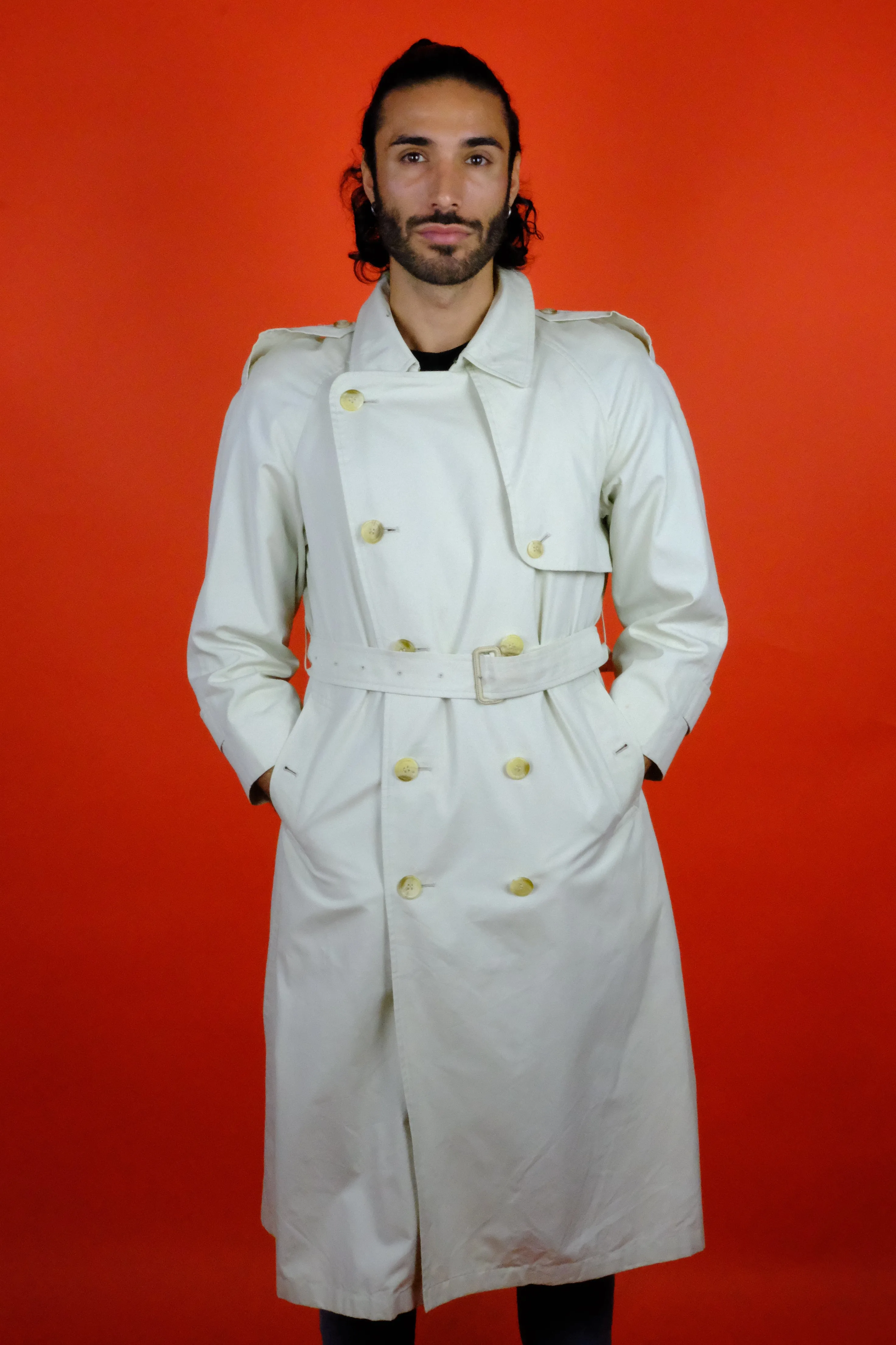 Burberrys' Double Breast Trench Coat 'M'