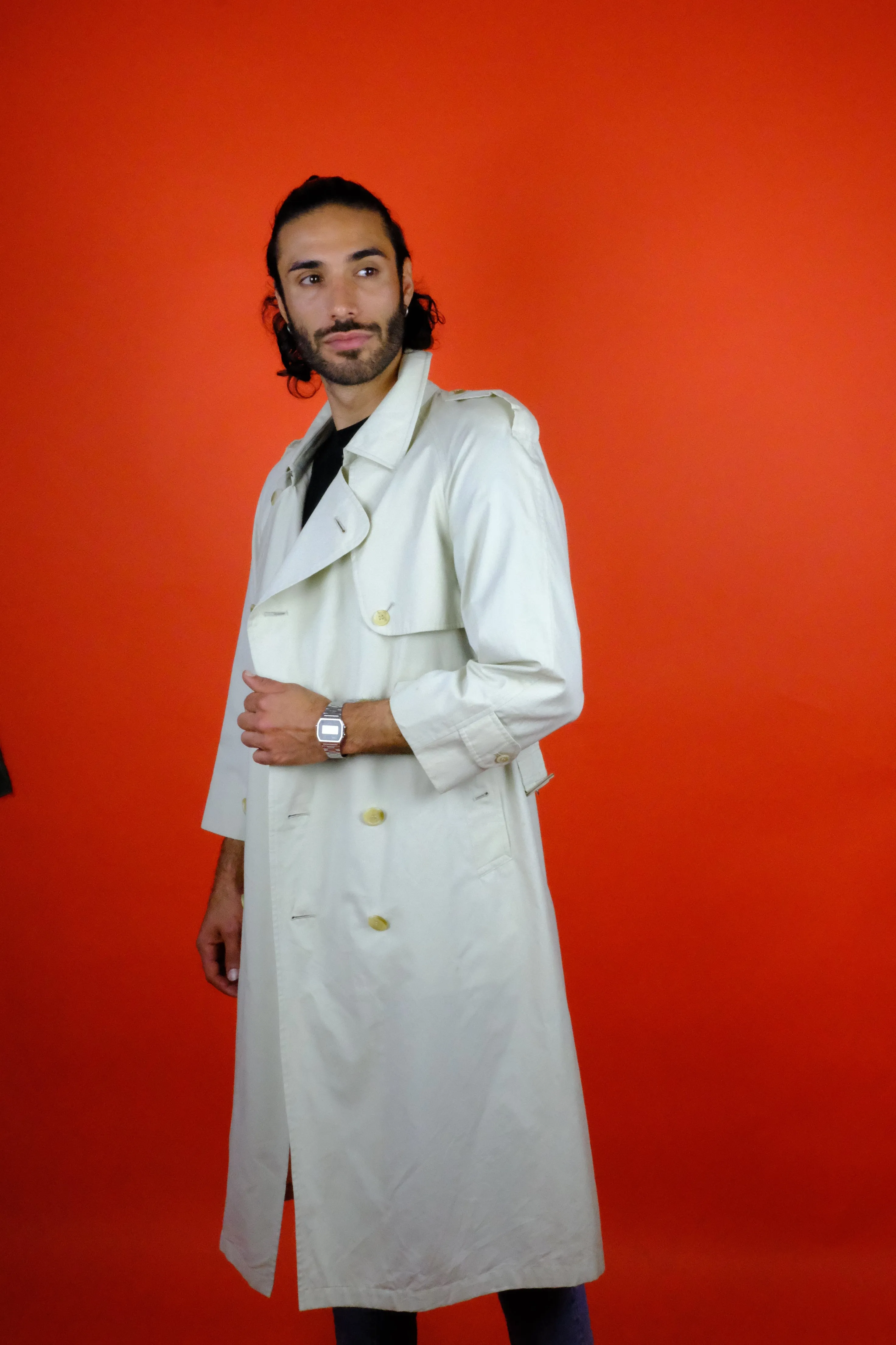 Burberrys' Double Breast Trench Coat 'M'