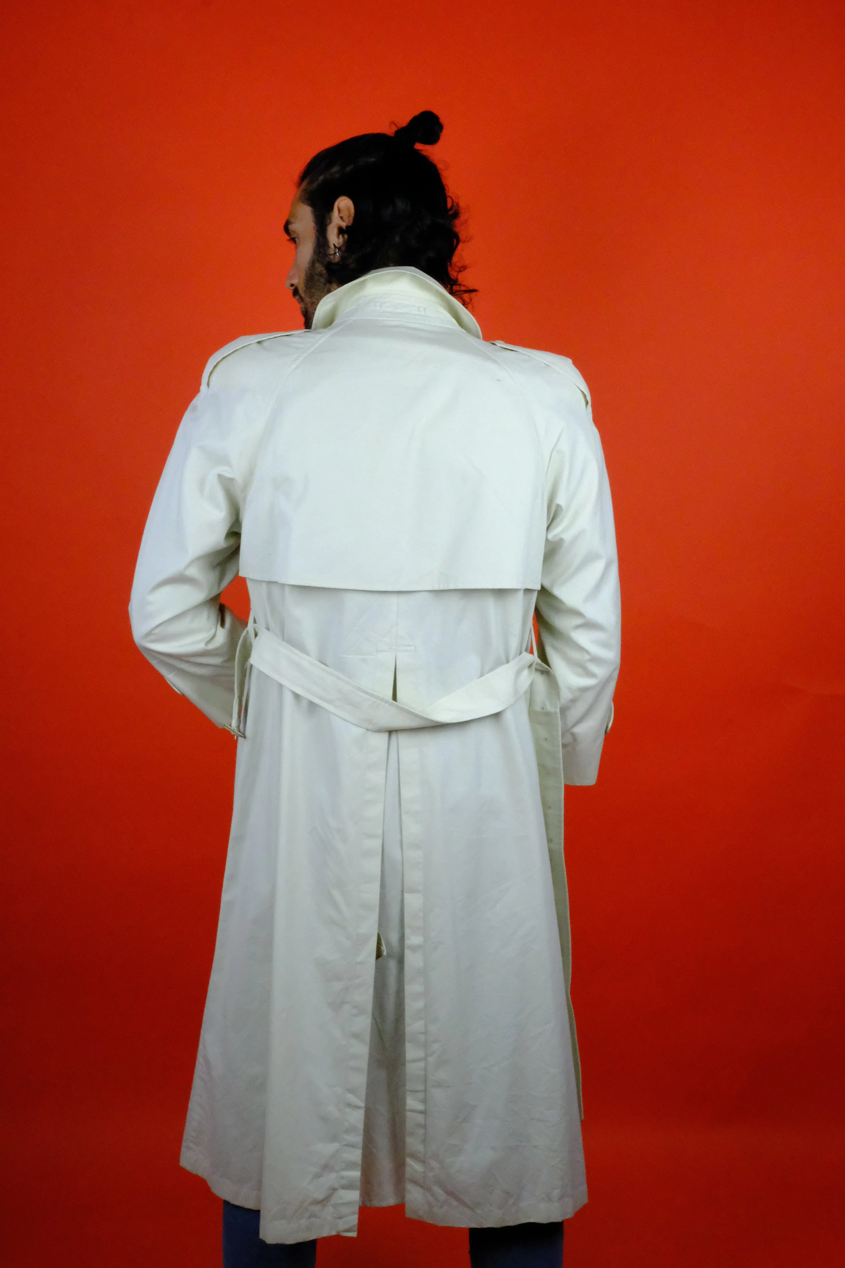 Burberrys' Double Breast Trench Coat 'M'