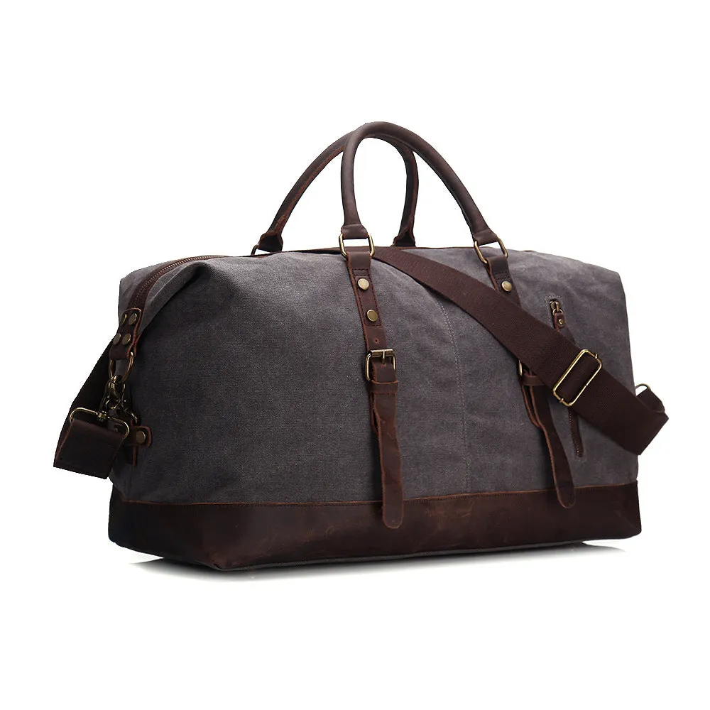 Canvas Mens Duffle Bag, Travel Bags for Men, Gym Bags for Men