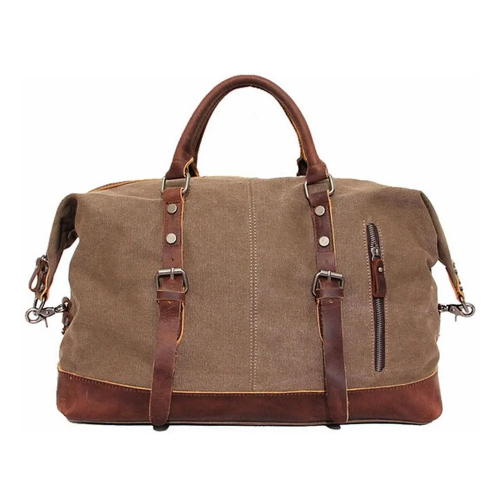 Canvas Mens Duffle Bag, Travel Bags for Men, Gym Bags for Men
