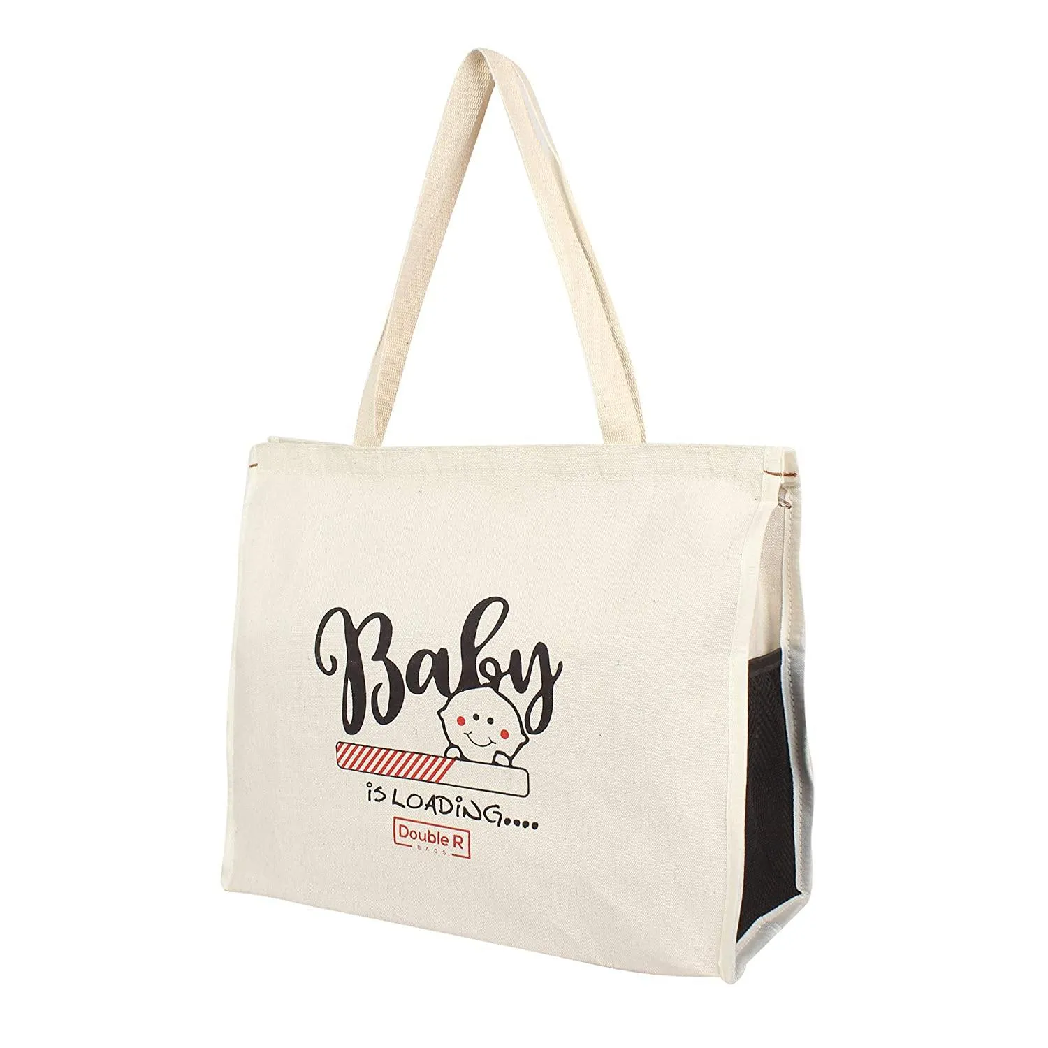 Canvas Shoulder Carry First Maternity/Diaper Bag for Pregnant Women - DOUBLE R BAGS