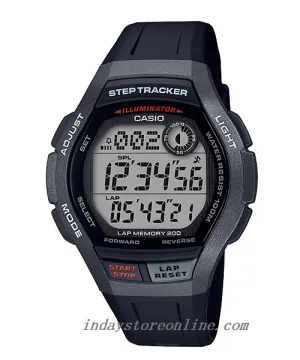 Casio Digital Men's Watch WS-2000H-1A Digital Resin Band Resin Glass