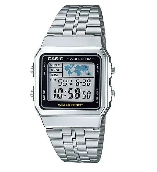 Casio Gents Digital World Time Watch A500WA-1D