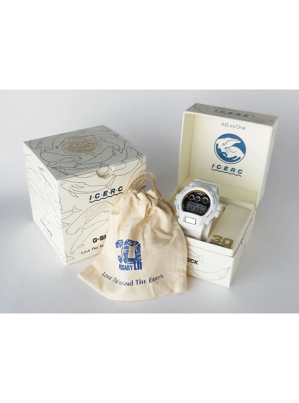 CASIO WATCH G-SHOCK DIGITAL LOVE THE SEA AND THE EARTH 30TH ANNIVERSARY ICERC JAPAN COLLABORATION MODEL 2024 GW-6904K-7JR JDM