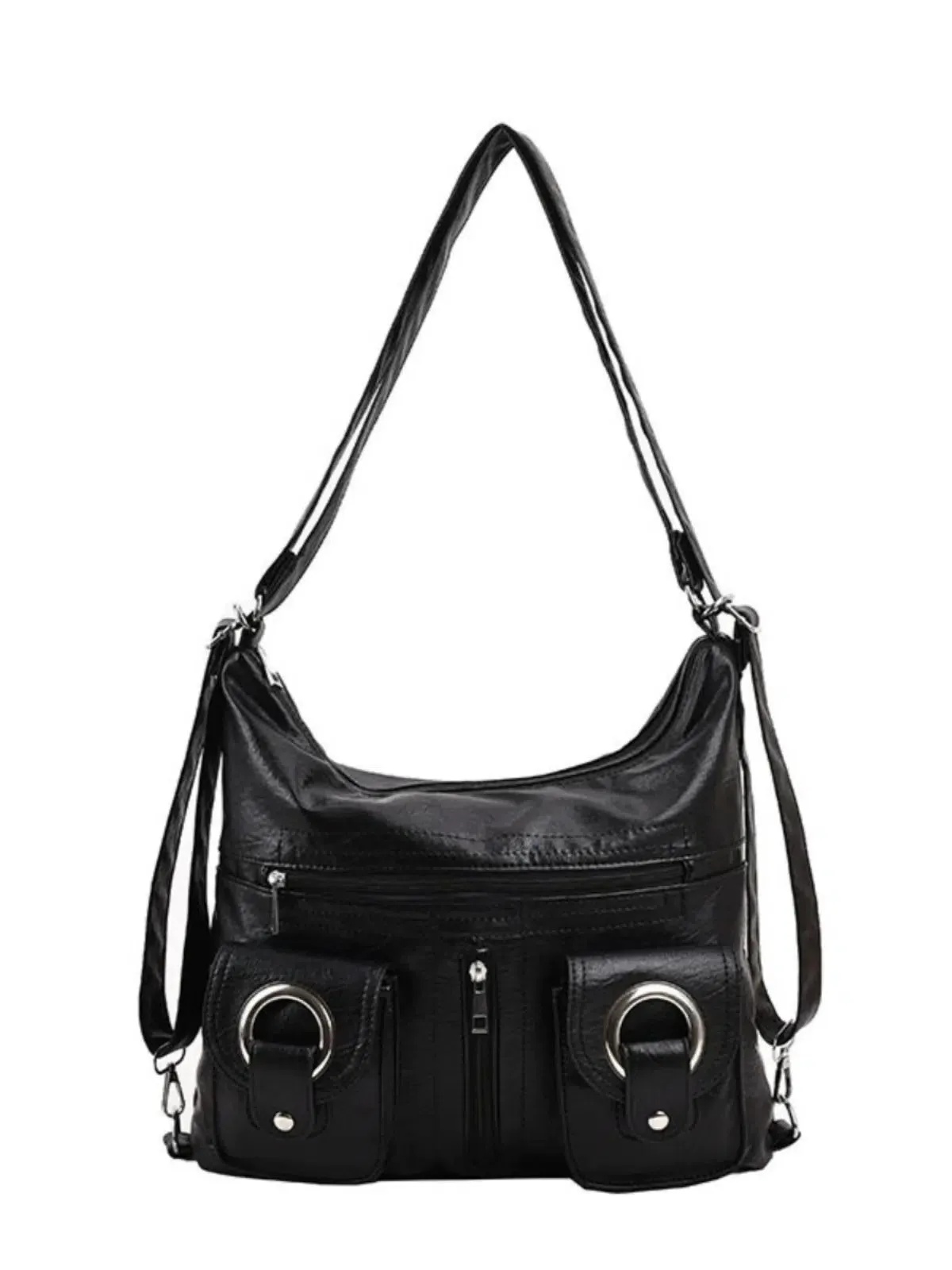 Casual Multi-Pocket Shoulder Bag