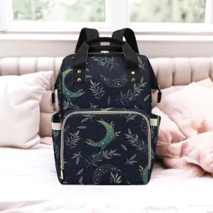 Celestial Diaper Bag | Diaper Backpack | Cottagecore Diaper Bag | Witchy Diaper Bag | Gothic Diaper Bag | Spiritual Diaper Bag | Star