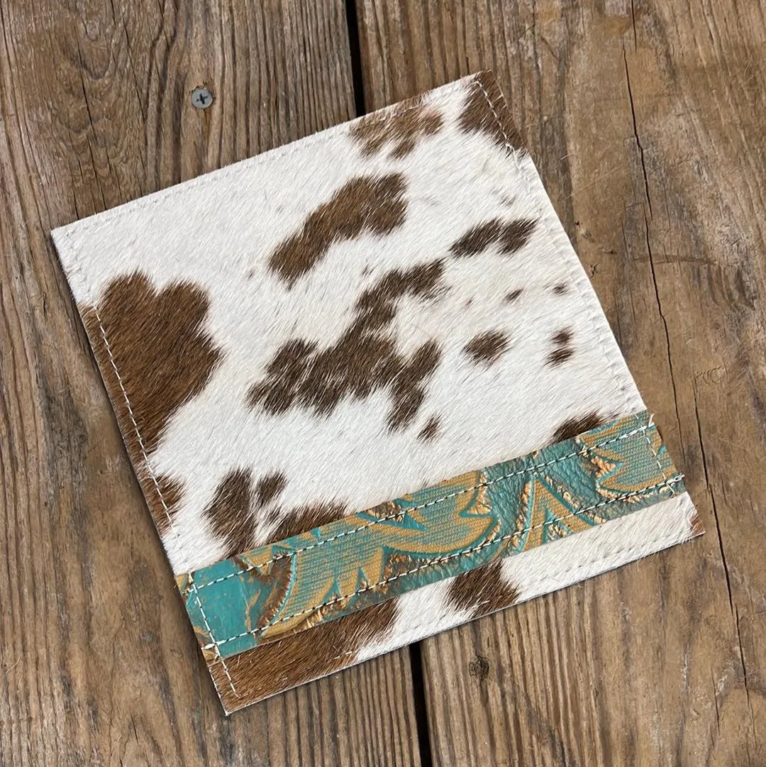 Checkbook Cover - Longhorn w/ Agave Laredo