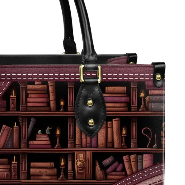 Christianartbag Handbags, Just A Girl Who Loves Books, Handbag Design, Monogram Leather Handbag, Gifts for Women, CABLTB03271223.