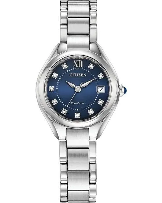 Citizen Eco Drive Silhouette Crystal Women's Watch EW2540-83L