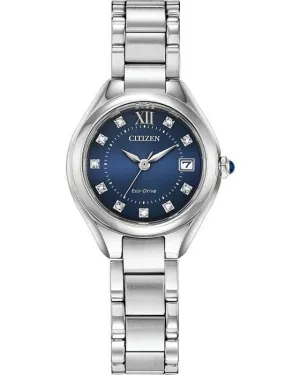 Citizen Eco Drive Silhouette Crystal Women's Watch EW2540-83L