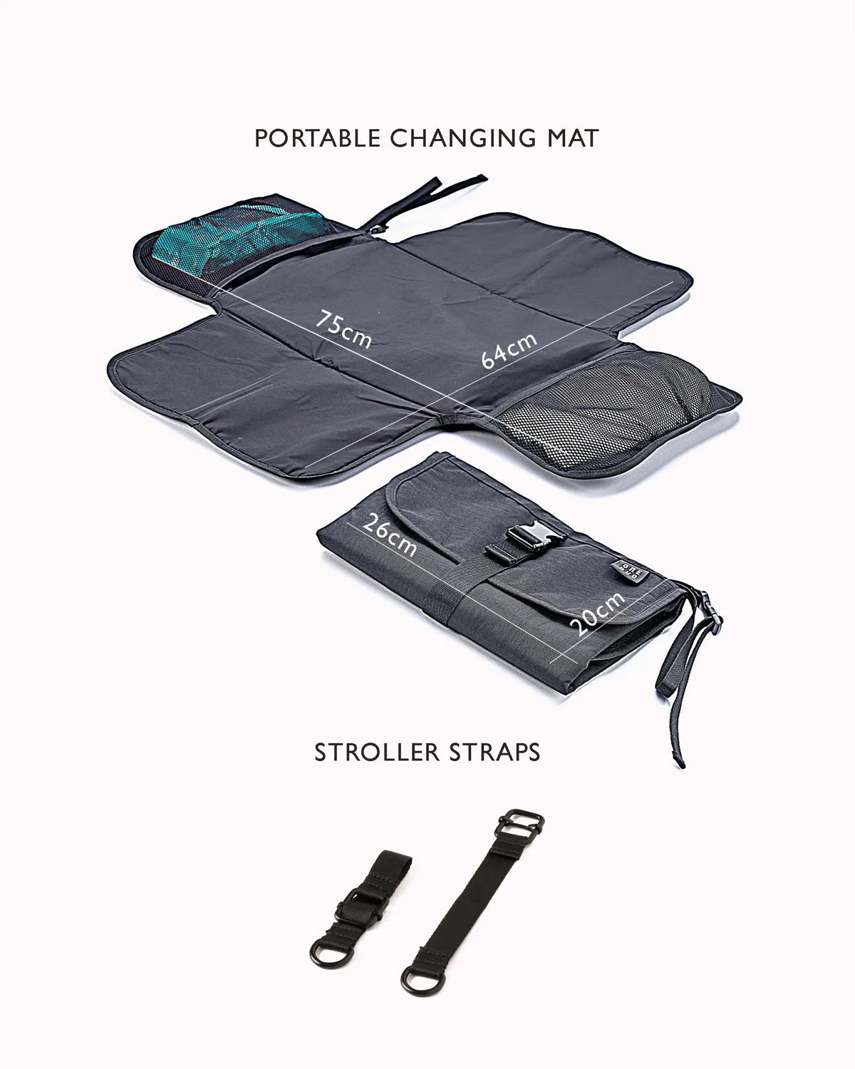 Classic Diaper Bag | Brown Nylon