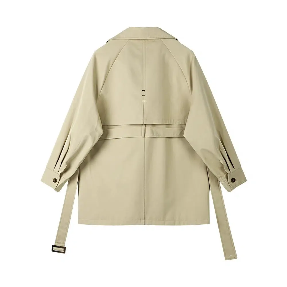 Classic Double-Breasted Trench Coat