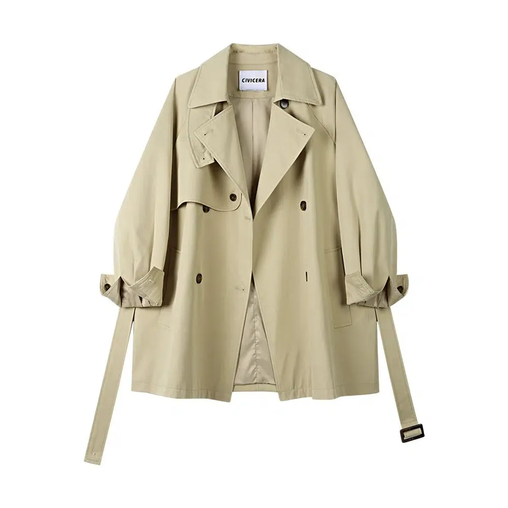 Classic Double-Breasted Trench Coat
