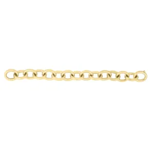 Classica 18K Yellow Gold Bold Round Rolo Link Bracelet