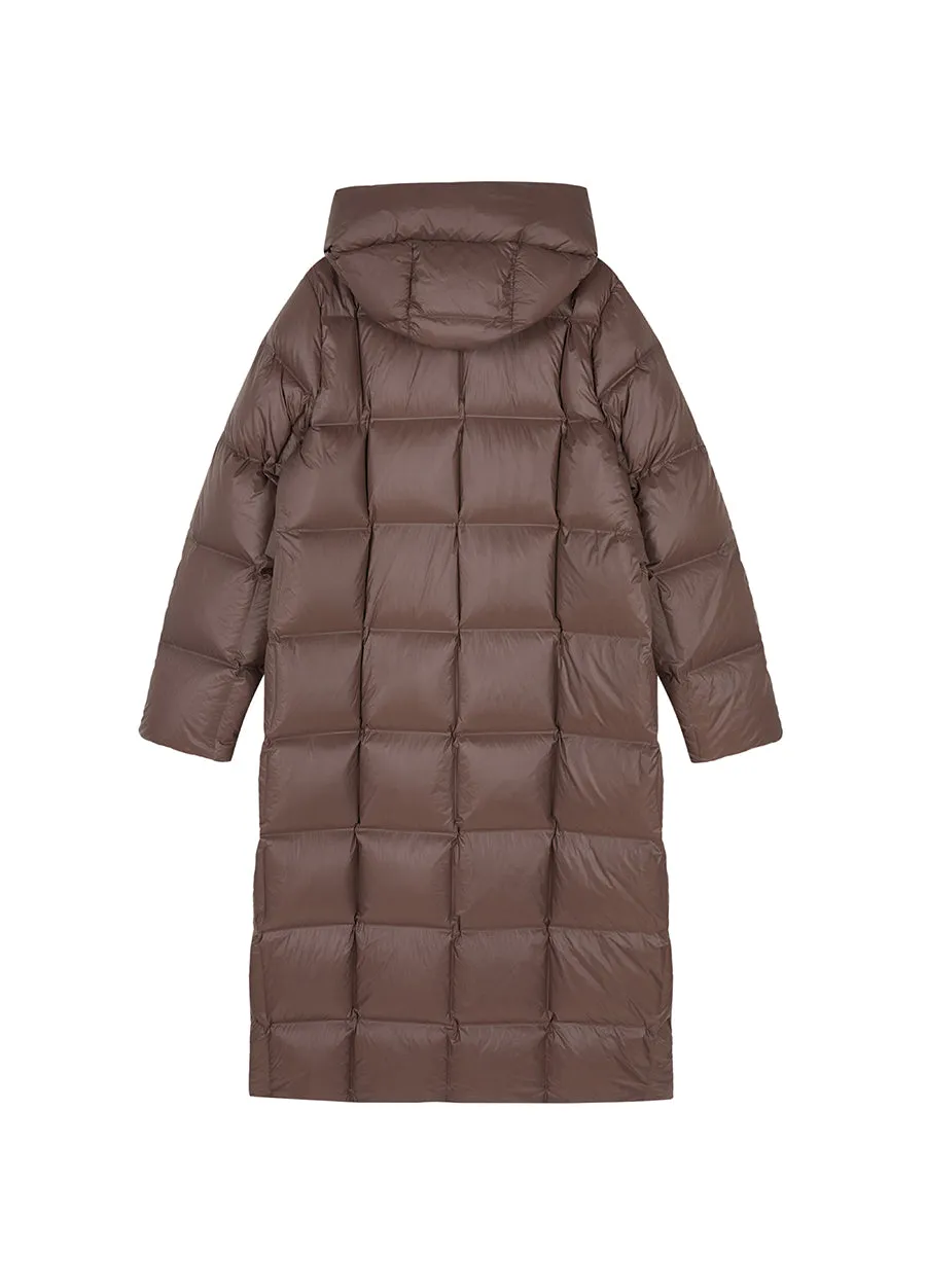 Coat / JNBY Imported Duck Down Boxy Stitching Puffer