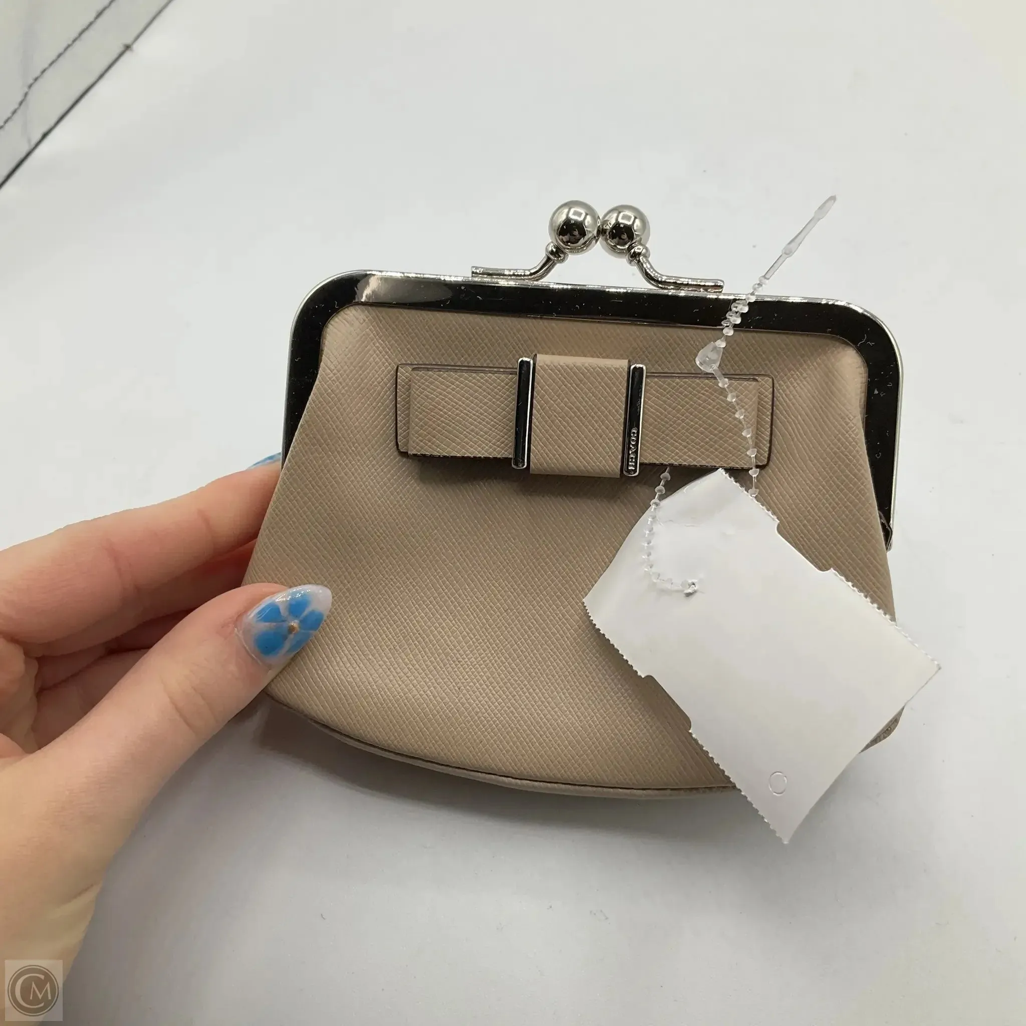 Coin Purse Designer By Coach, Size: Small