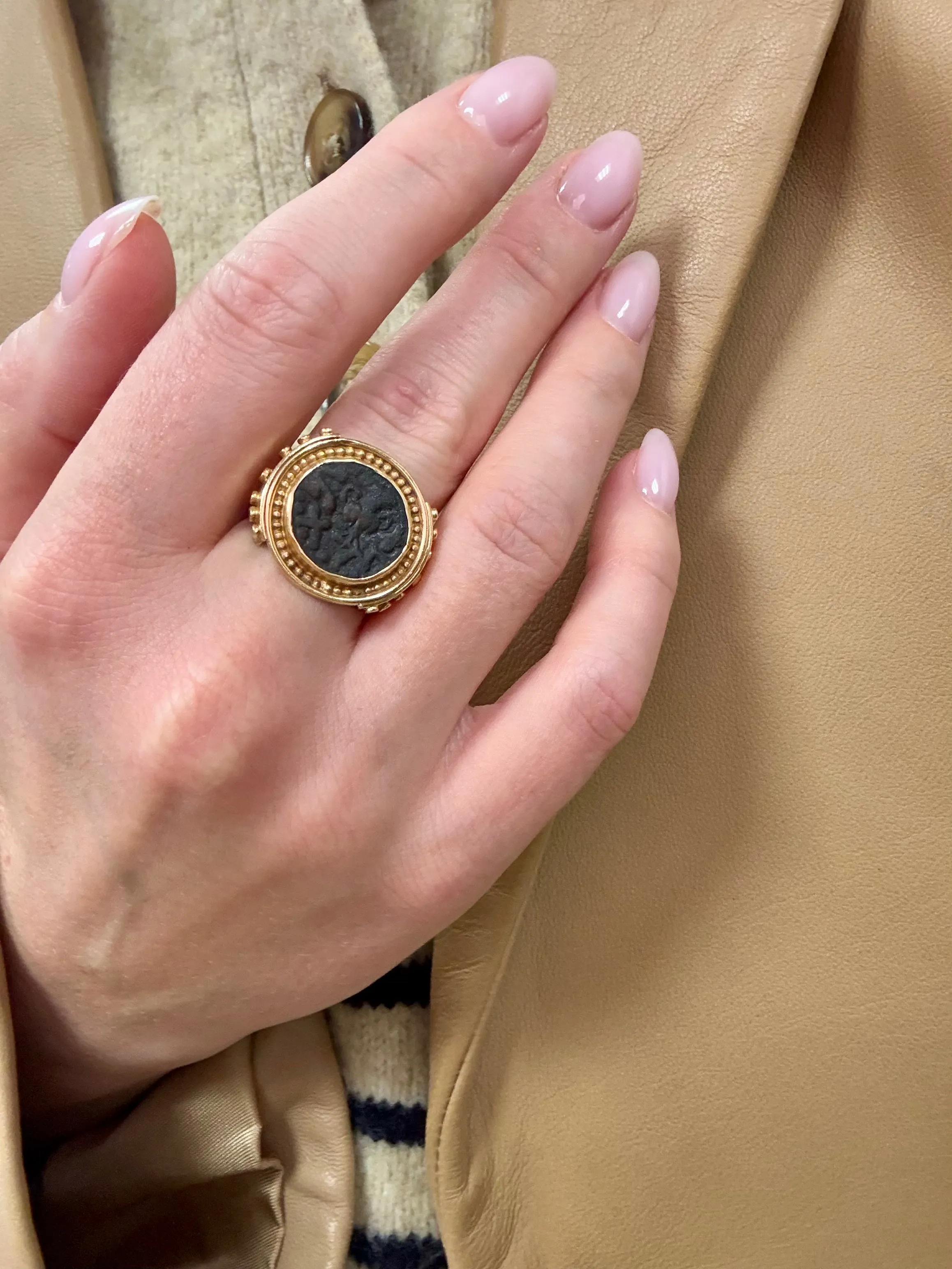 Coin Ring, 14k
