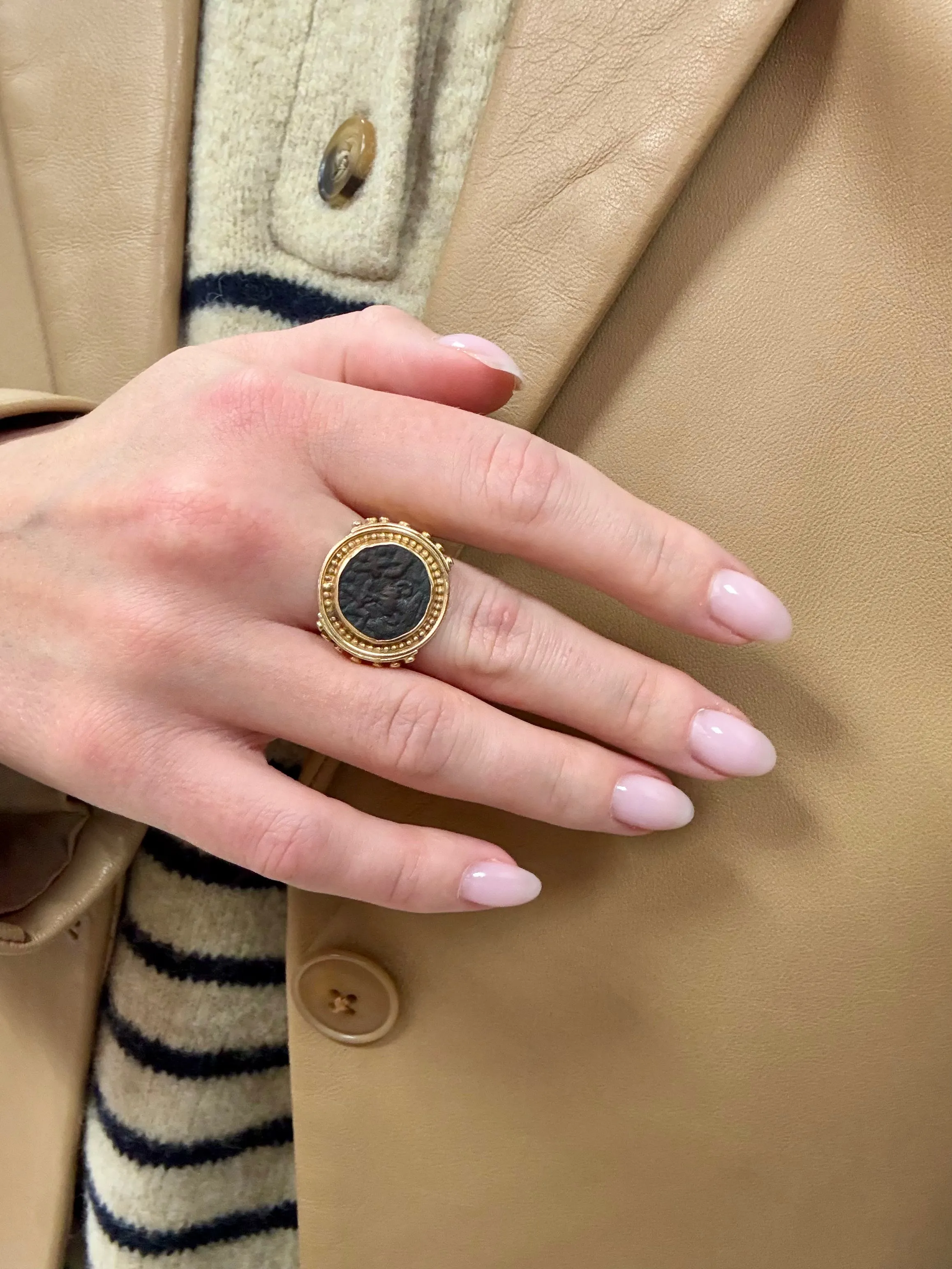 Coin Ring, 14k
