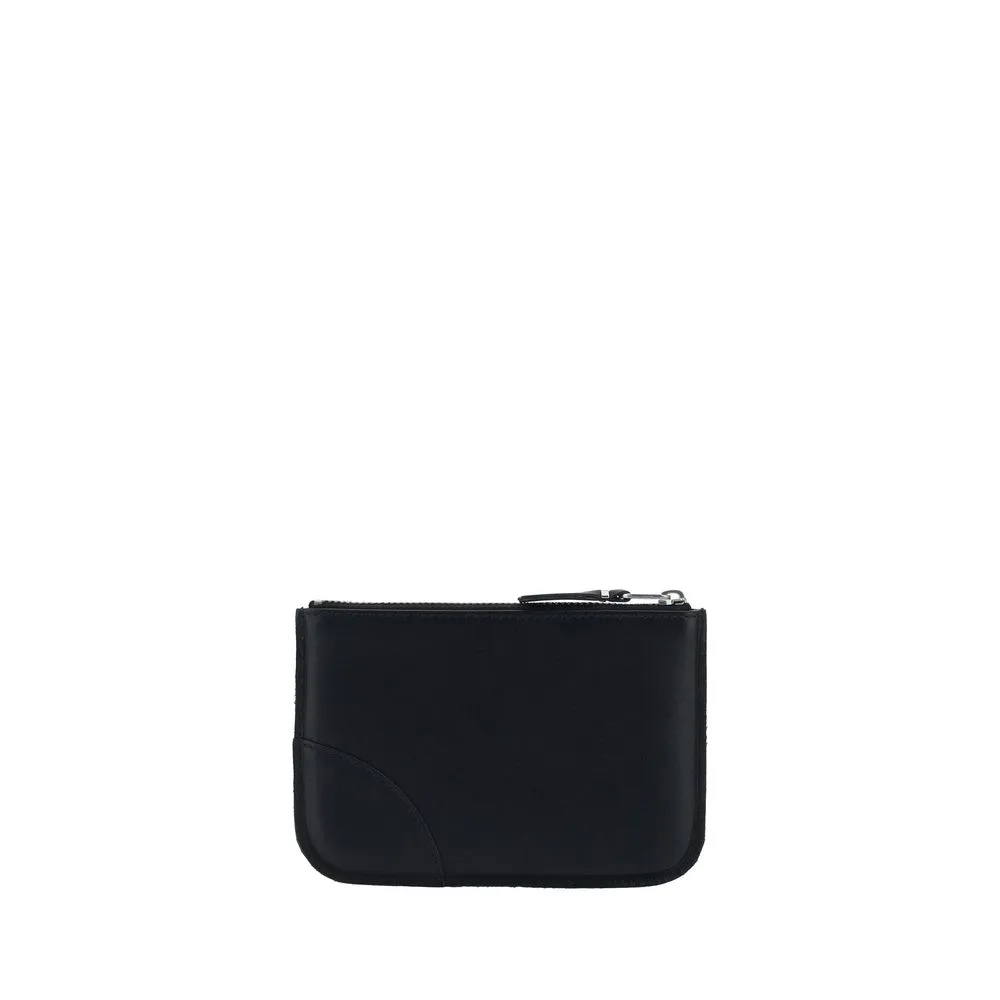 Comme Des Garçons Wallet Silver Eyelet Coin Purse