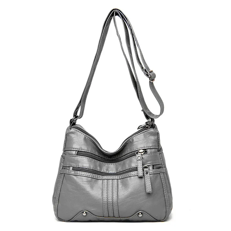 Cool Beautiful Creative Women's Soft Leather Bags
