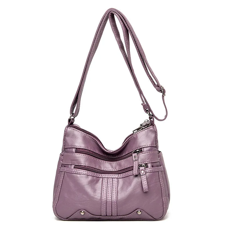 Cool Beautiful Creative Women's Soft Leather Bags