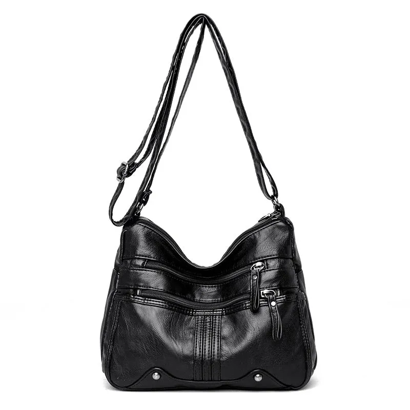 Cool Beautiful Creative Women's Soft Leather Bags