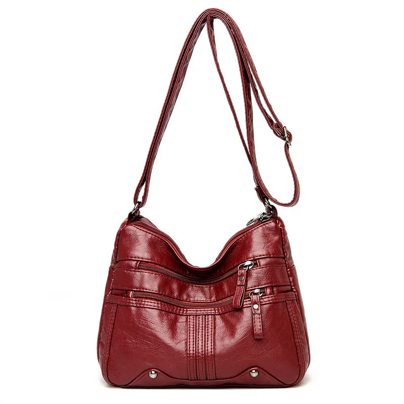 Cool Beautiful Creative Women's Soft Leather Bags