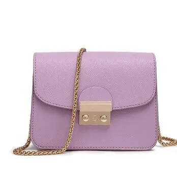 COOLWALKER designer brand bags women leather handbags Chain Solid Shoulder Bag mini bags Woman Messenger Bag purses and handbags