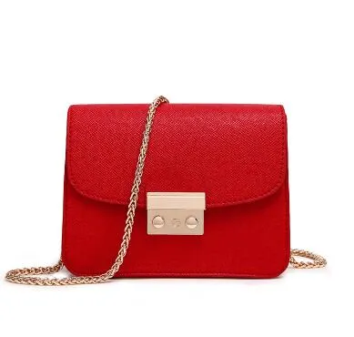 COOLWALKER designer brand bags women leather handbags Chain Solid Shoulder Bag mini bags Woman Messenger Bag purses and handbags