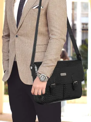 Cruelty Free Vegan Leather Crossbody (Black)