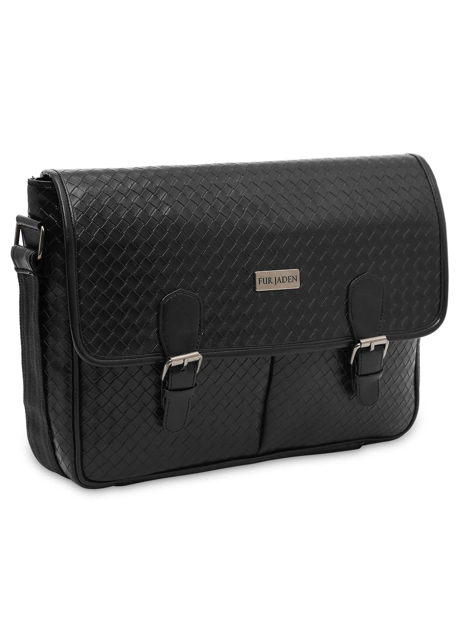 Cruelty Free Vegan Leather Crossbody (Black)