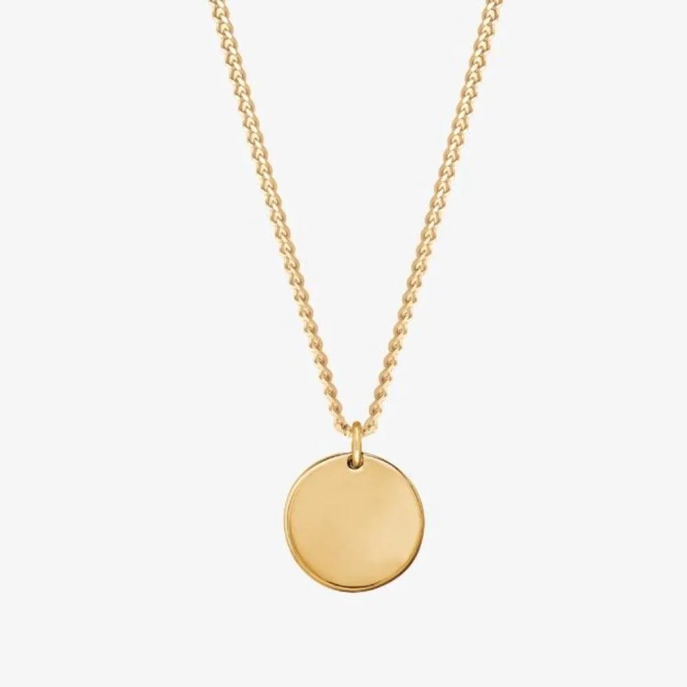 Custom Star Map Coin Necklace