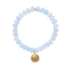 Demeter Charm Bracelet Aquamarine
