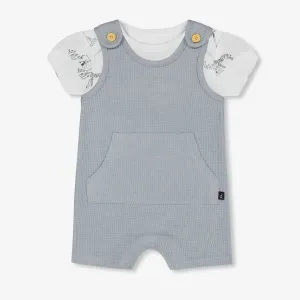 Deux Par Deux Onesie & Shortall Set